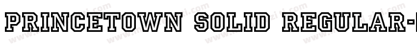 Princetown Solid Regular字体转换